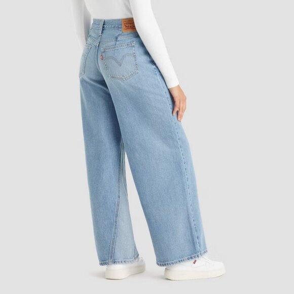 Levi's® Women's Mid-Rise 94's Baggy Wide Leg Jeans - What Else Can I Say 28 x 31 - Picture 4 of 6